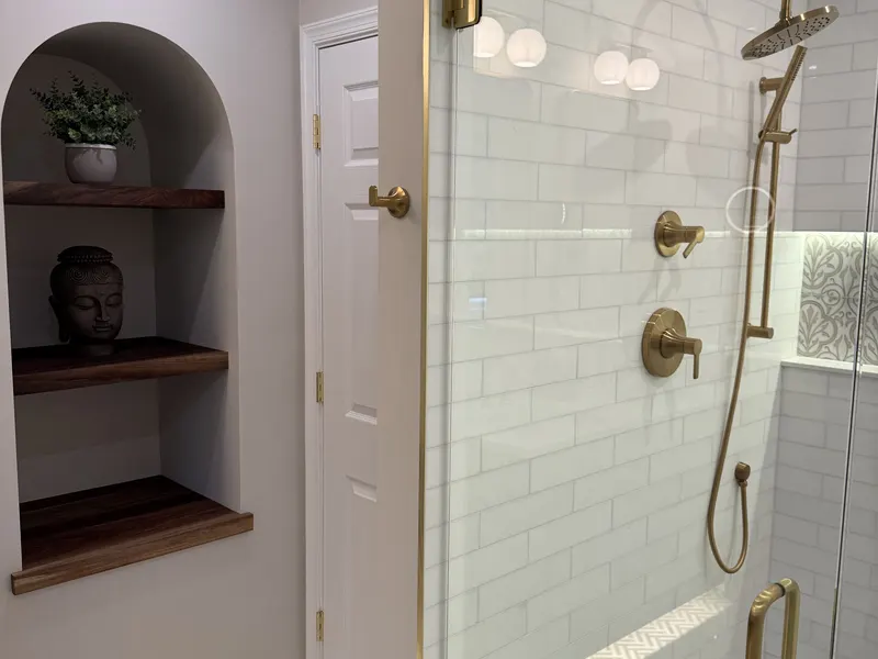 Bathroom tile installation — Milford Mills Tile