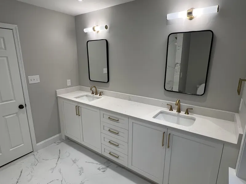 Bathroom tile installation — Milford Mills Tile