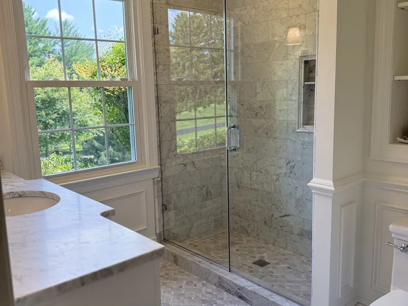 Bathroom tile installation — Milford Mills Tile