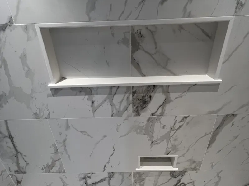 Bathroom tile installation — Milford Mills Tile