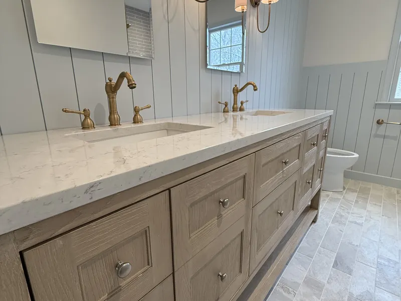 Bathroom tile installation — Milford Mills Tile