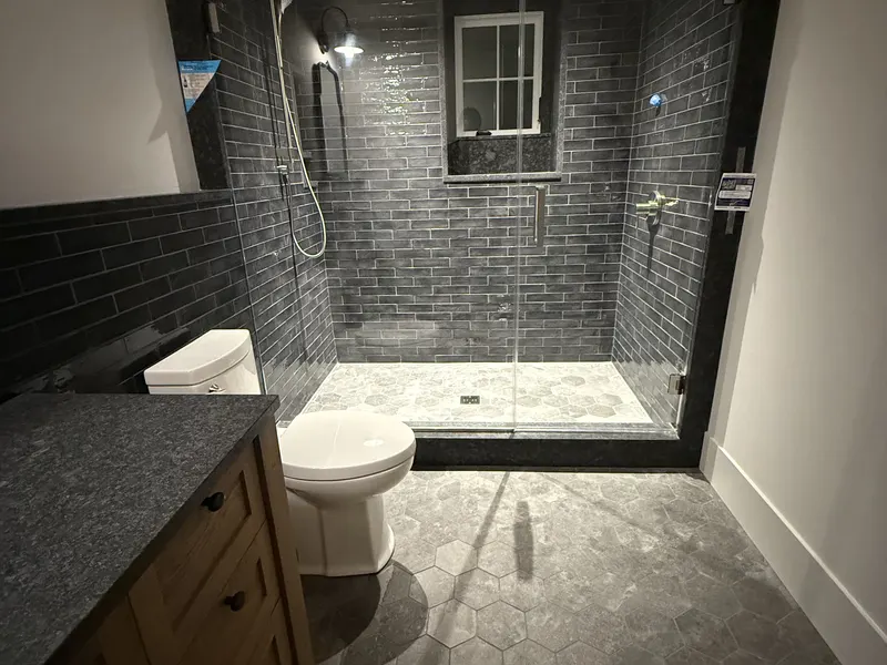 Bathroom tile installation — Milford Mills Tile