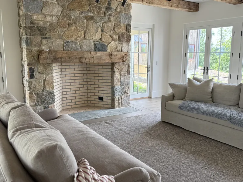 Fireplace and feature tile installation — Milford Mills Tile
