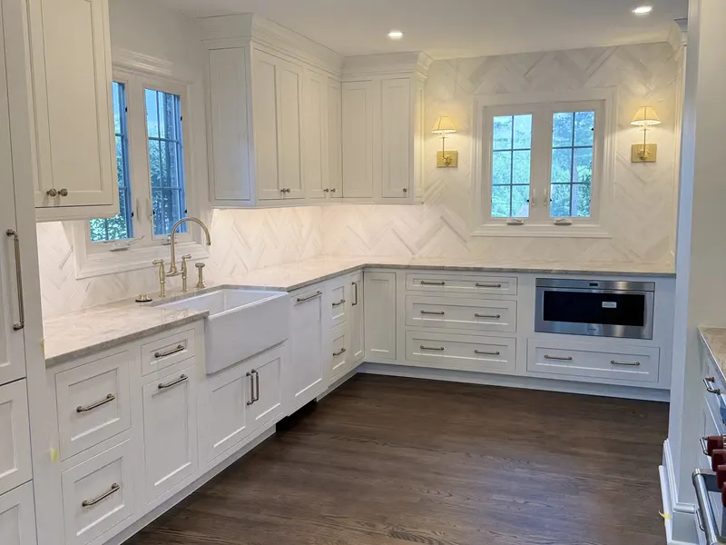 Kitchen backsplash and tile installation — Milford Mills Tile