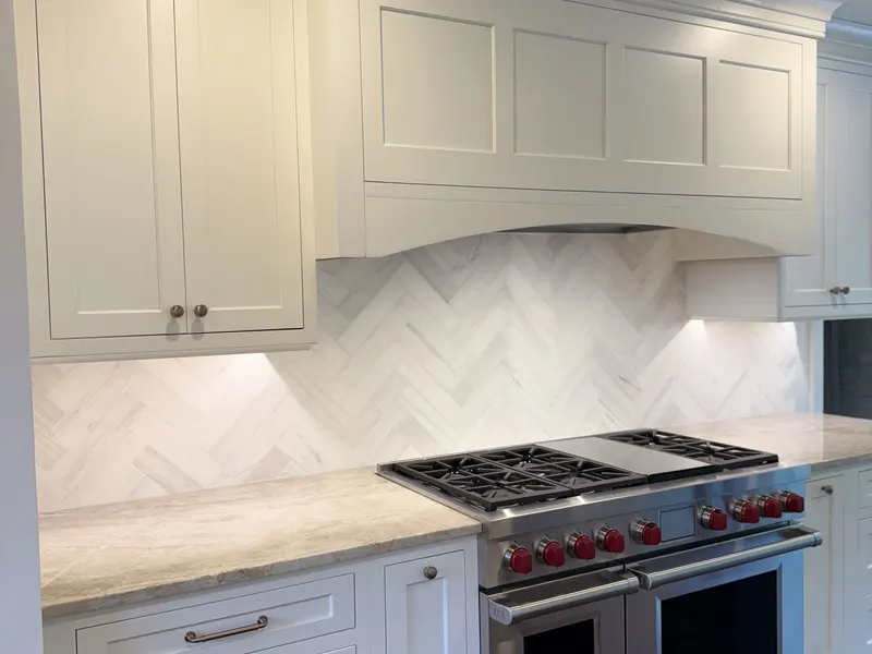 Kitchen tile and backsplash installation — Milford Mills Tile