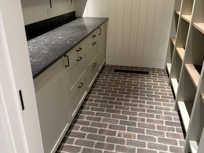 Floor tile installation — Milford Mills Tile