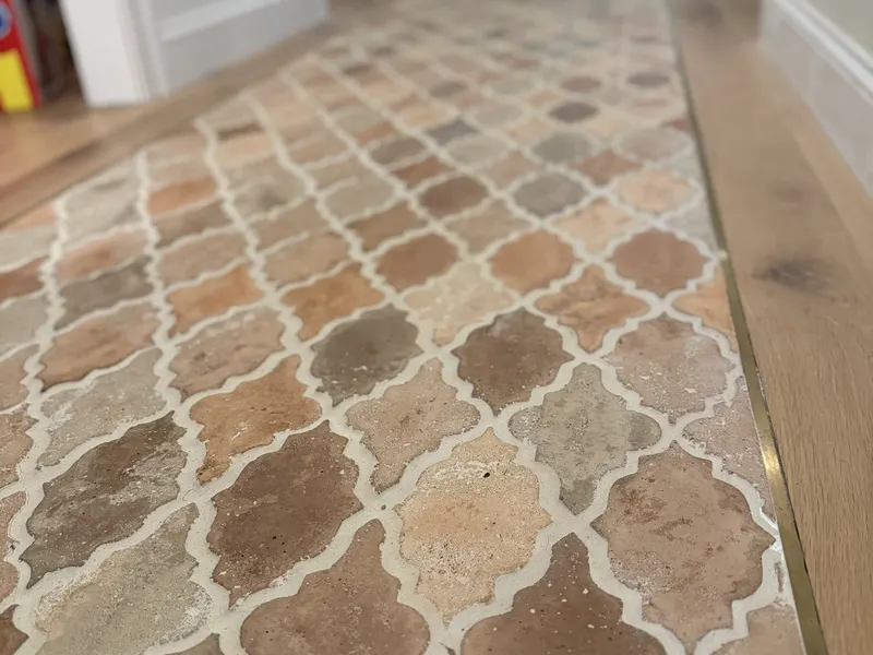 Floor tile installation — Milford Mills Tile