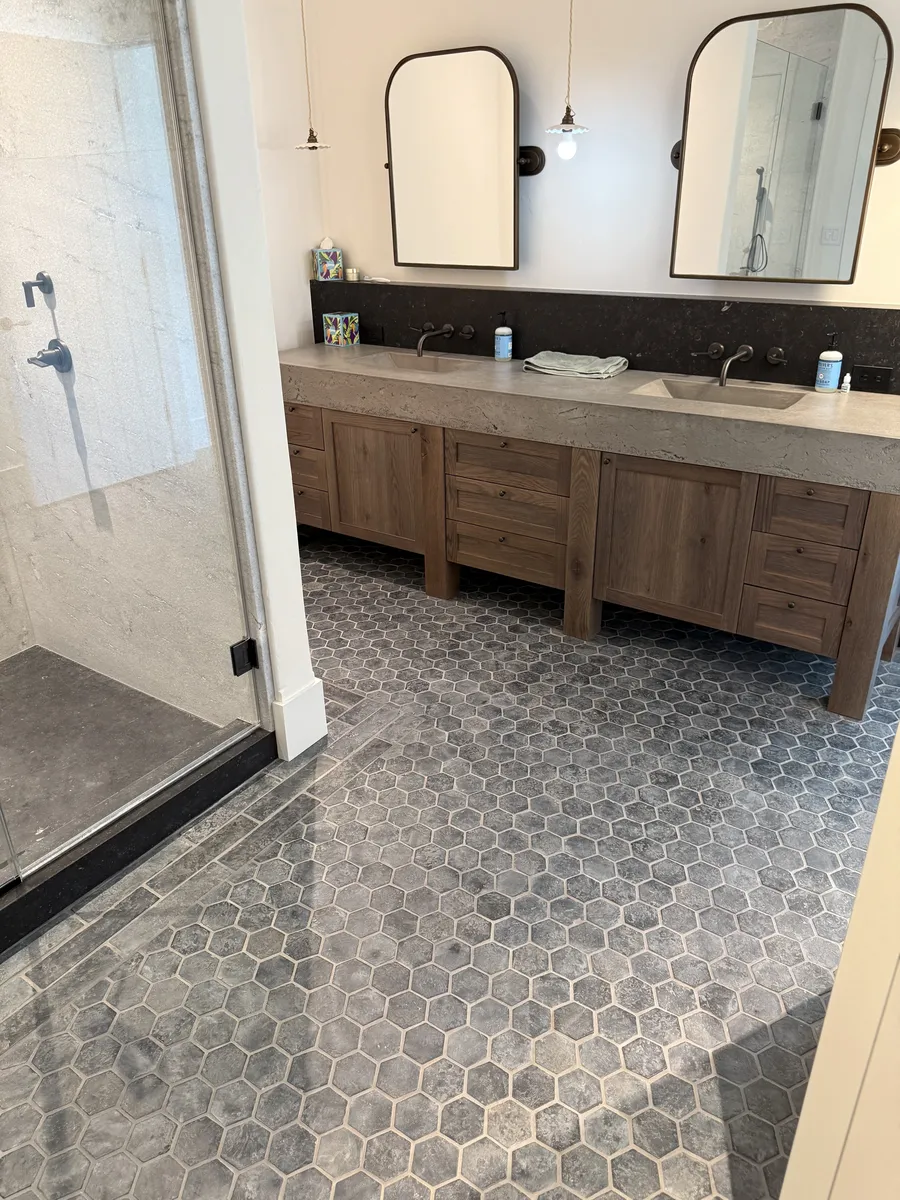 Bathroom tile and shower installation — Milford Mills Tile, Chester County PA